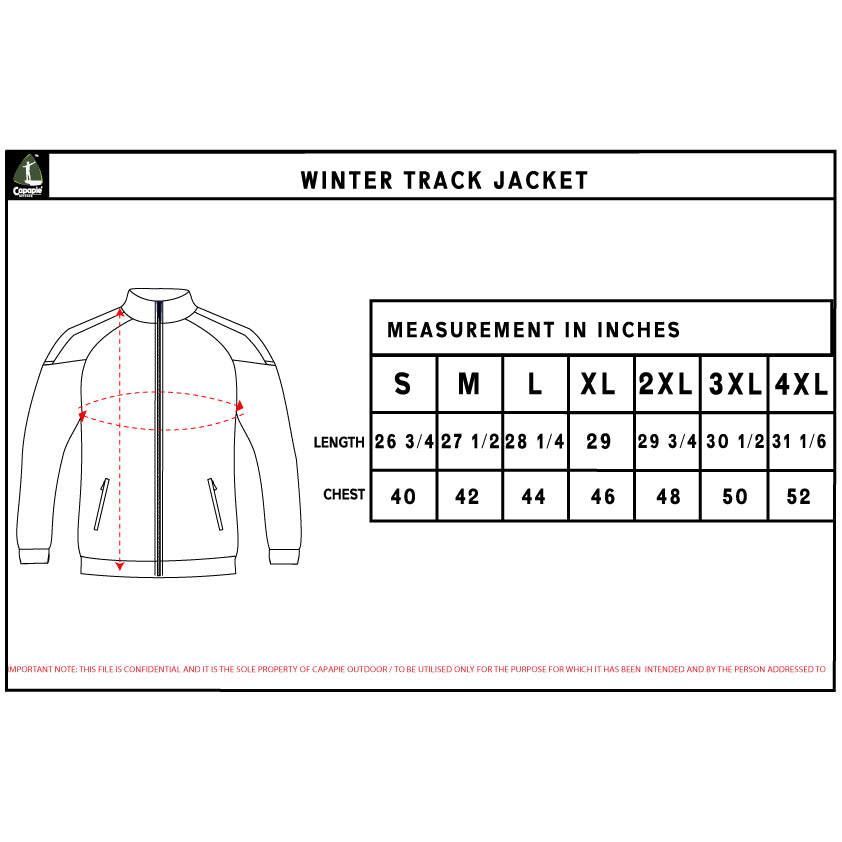 Customizable Men's Winter Track Jacket