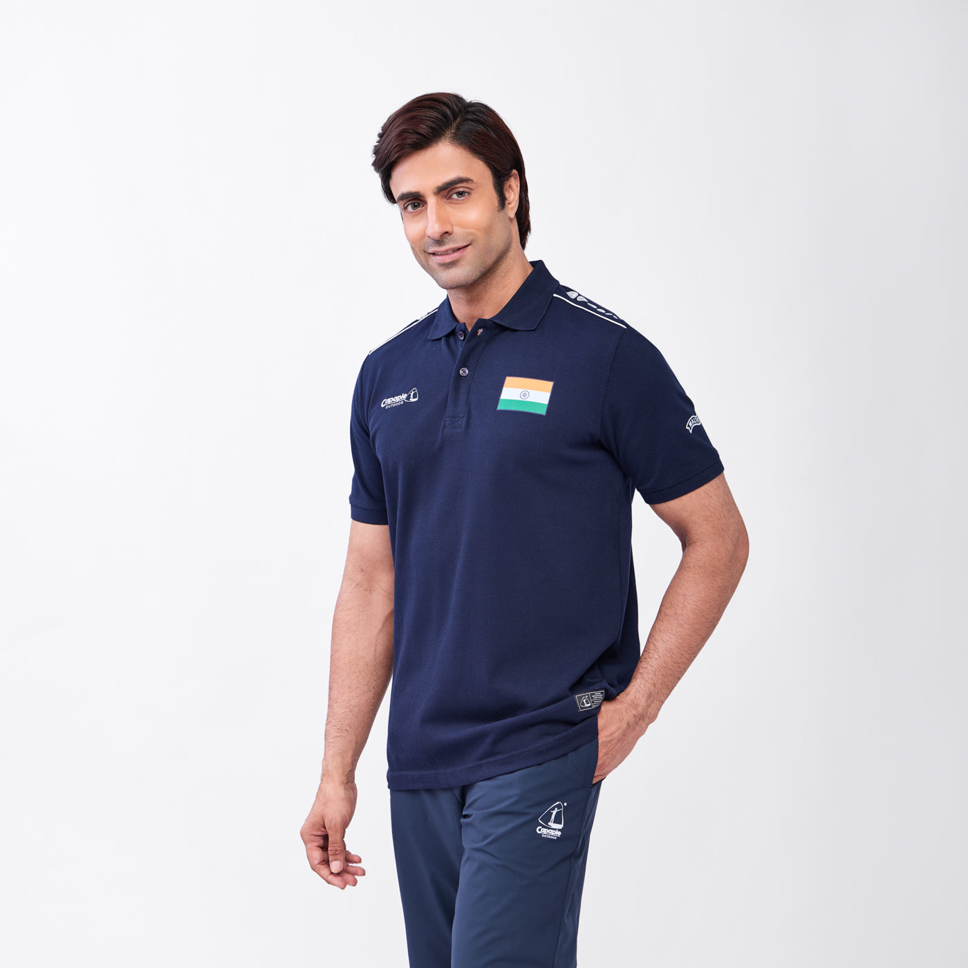 Customizable Men's Polo Solid Short Sleeve Tshirt
