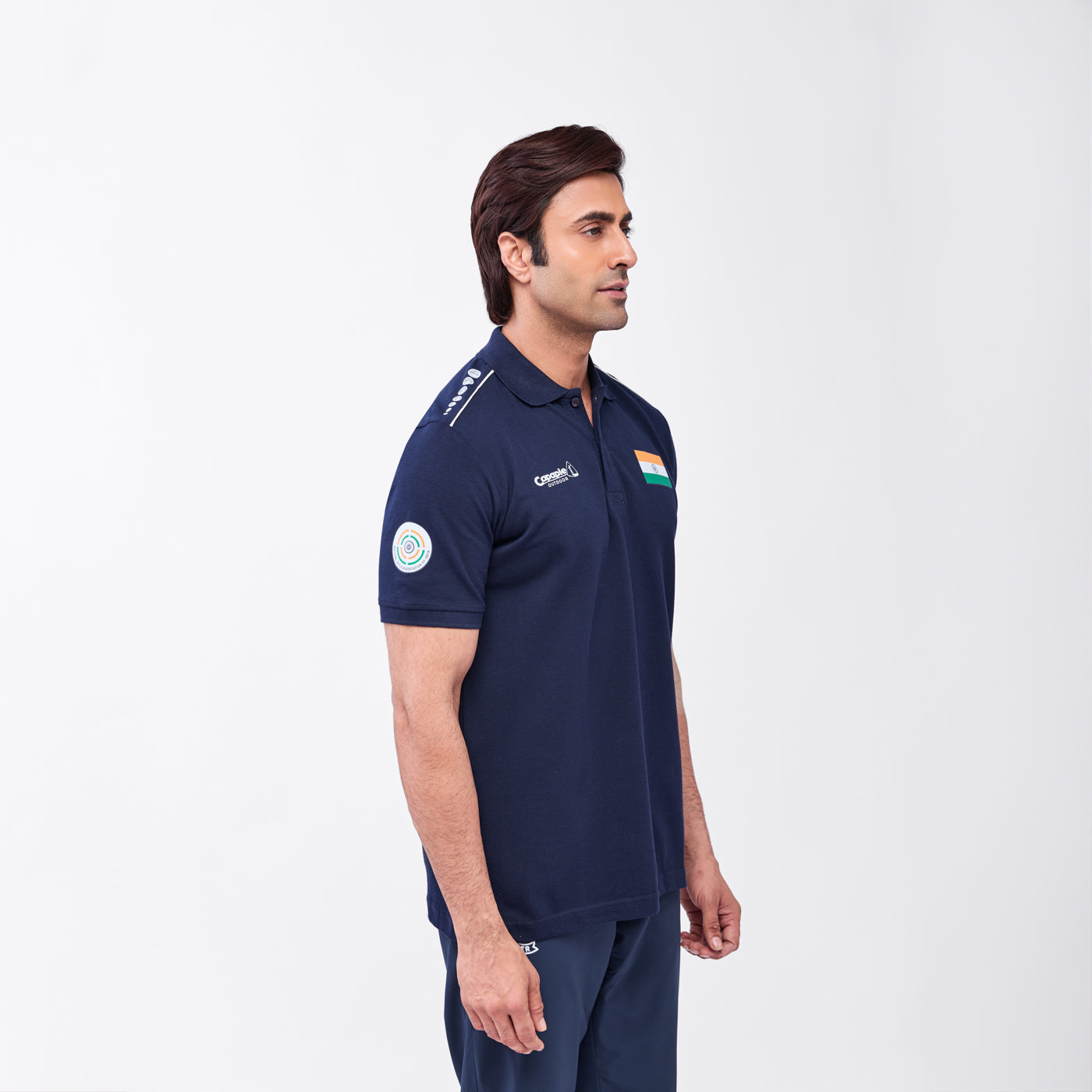 Customizable Men's Polo Solid Short Sleeve Tshirt