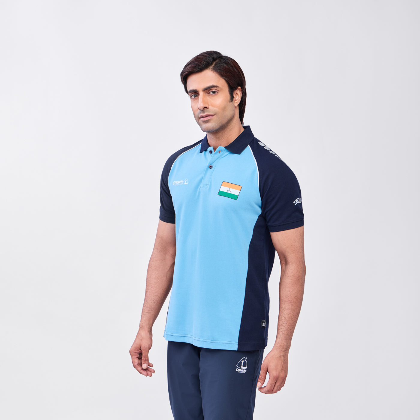 Customizable Men's Raglan Polo Short Sleeve