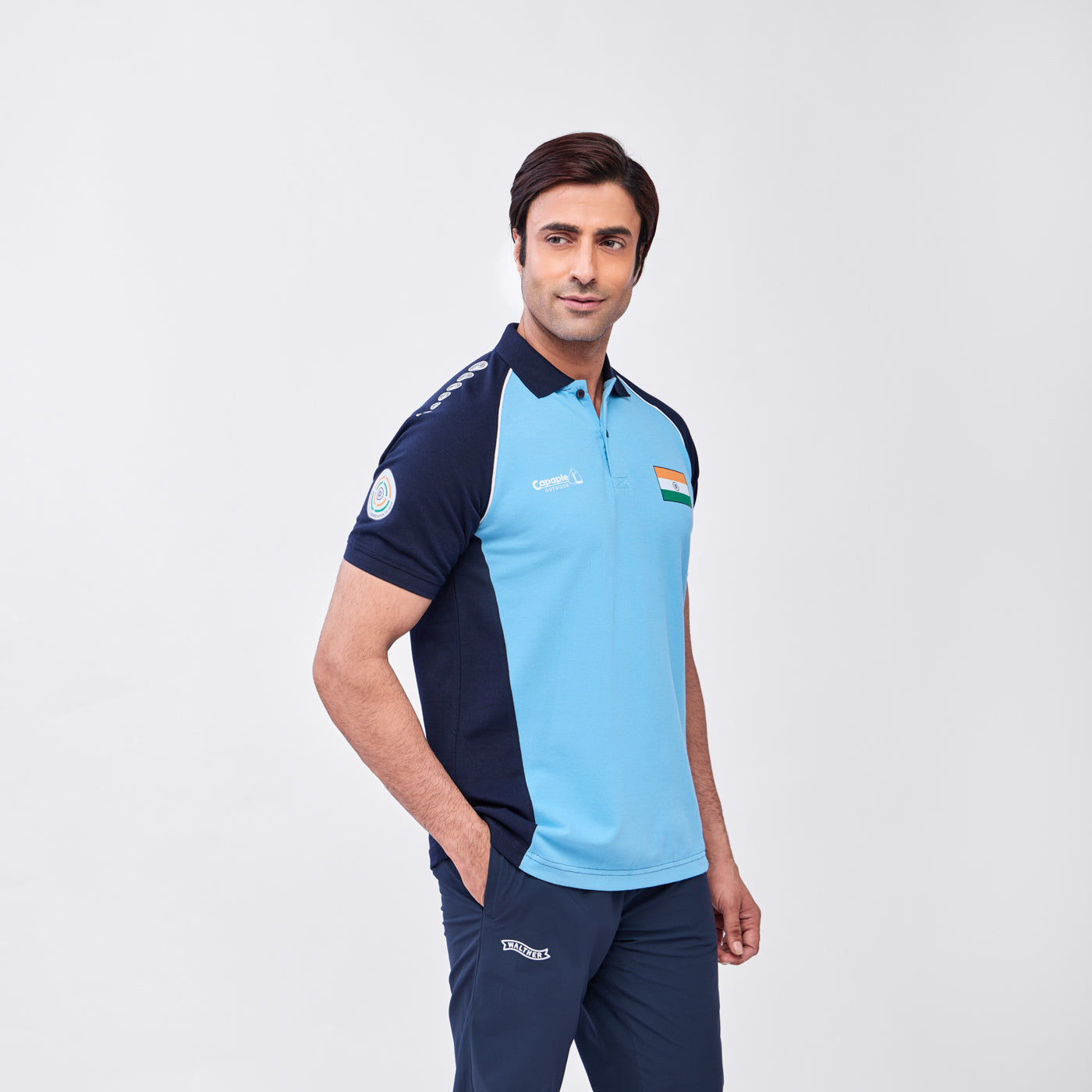 Customizable Men's Raglan Polo Short Sleeve