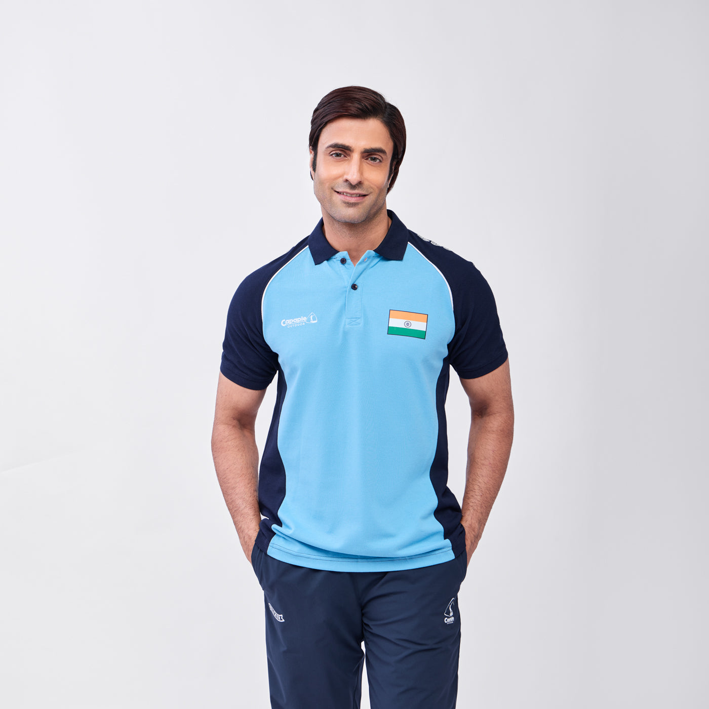 Customizable Men's Raglan Polo Short Sleeve