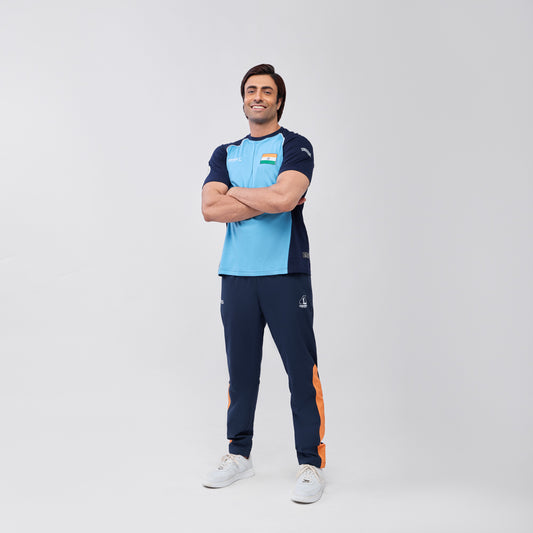 Customizable Men's Raglan Roundneck Short Sleeve