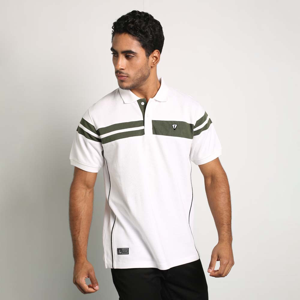 Urban White Polo T-Shirt