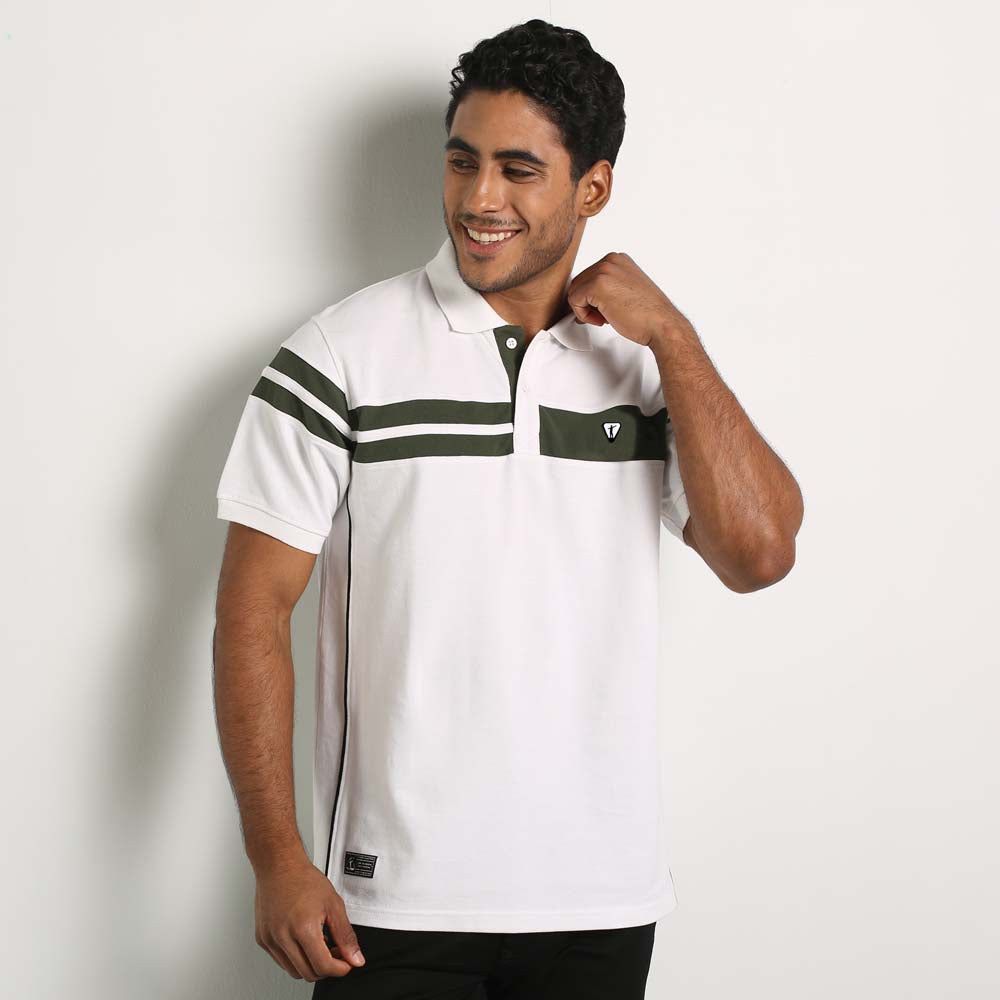 Urban White Polo T-Shirt
