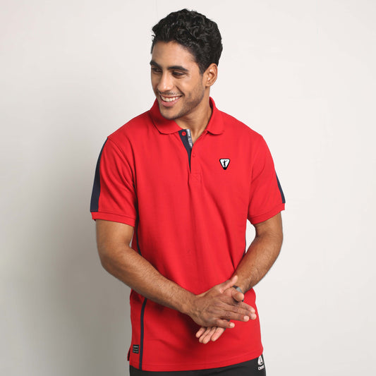 Red Horizon Polo T-Shirt