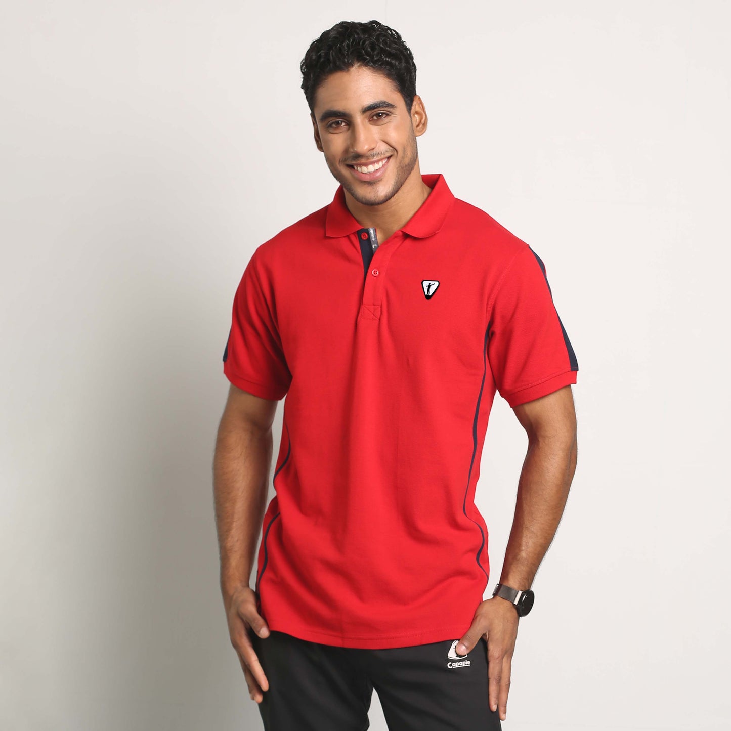 Red Horizon Polo T-Shirt