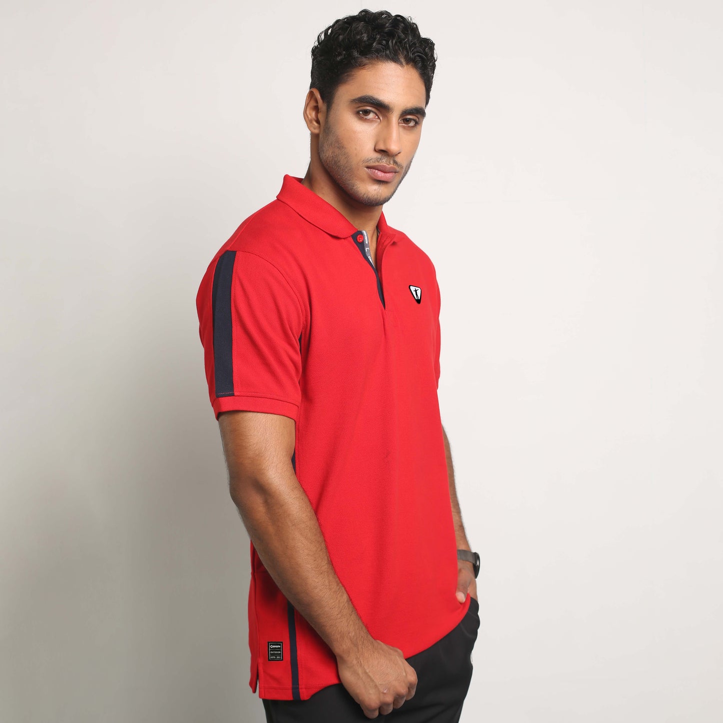 Red Horizon Polo T-Shirt