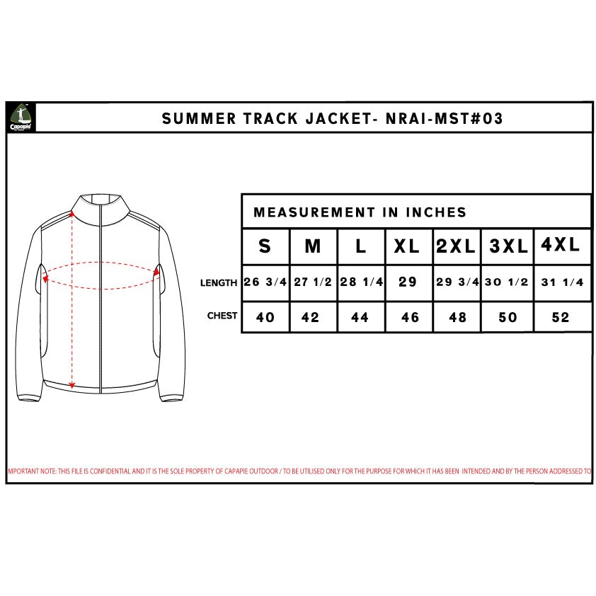 Customizable Men's Summer Track Jacket