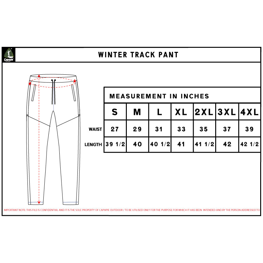 Customized Men's Winter Track Pant